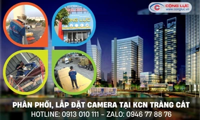 Lắp camera quan sát tại quận Hải An - Khu đô thị Tràng Cát Hải Phòng